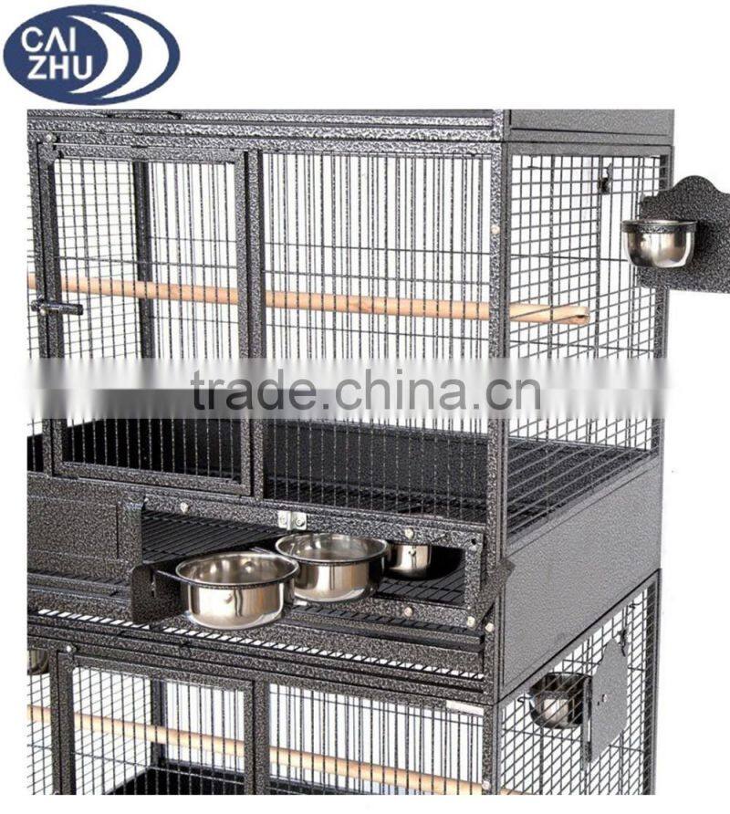 NEW Large Triple Stackers Wrought Iron Breeding Breeder Parrot Aviary Bird Cage