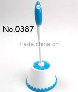 New design toilet brush plastic cleaning brush sets with holder