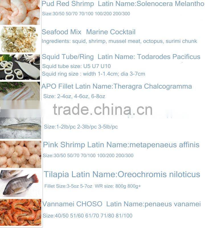 IQF frozen monk fish fillets