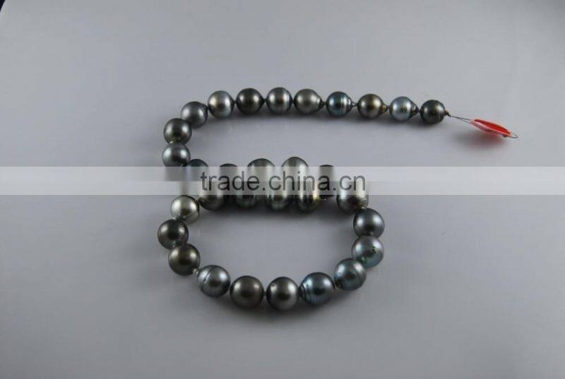 AA wholesale 11-12mm Tahitian pearl strand