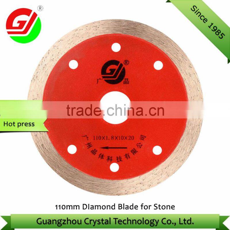 80mm Small diamond Saw Blade for Granite Continuous Rim Sintered Circular Blade