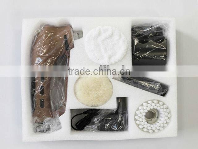 Electric leather care set, leather clean and polish, leather wax