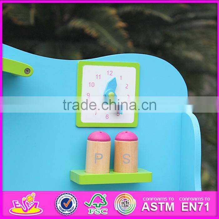 2016 Best sale preschool pretend play wooden boys toy kitchen W10C181
