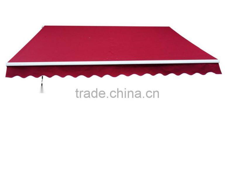 2.5x2M Waterproof Porch Retractable Manual Patio Awnings