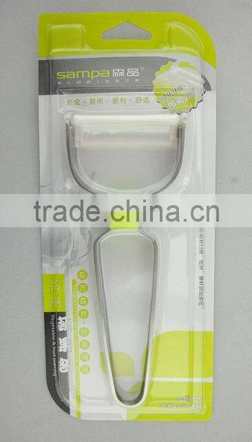 Stainless steel Kitchen Peeler with ceramic blade