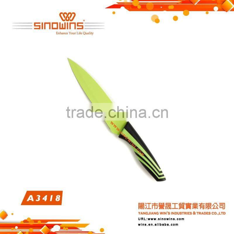 A3418-1 New design Stainless Steel Kitchen Knife Set with Non-stick Coating