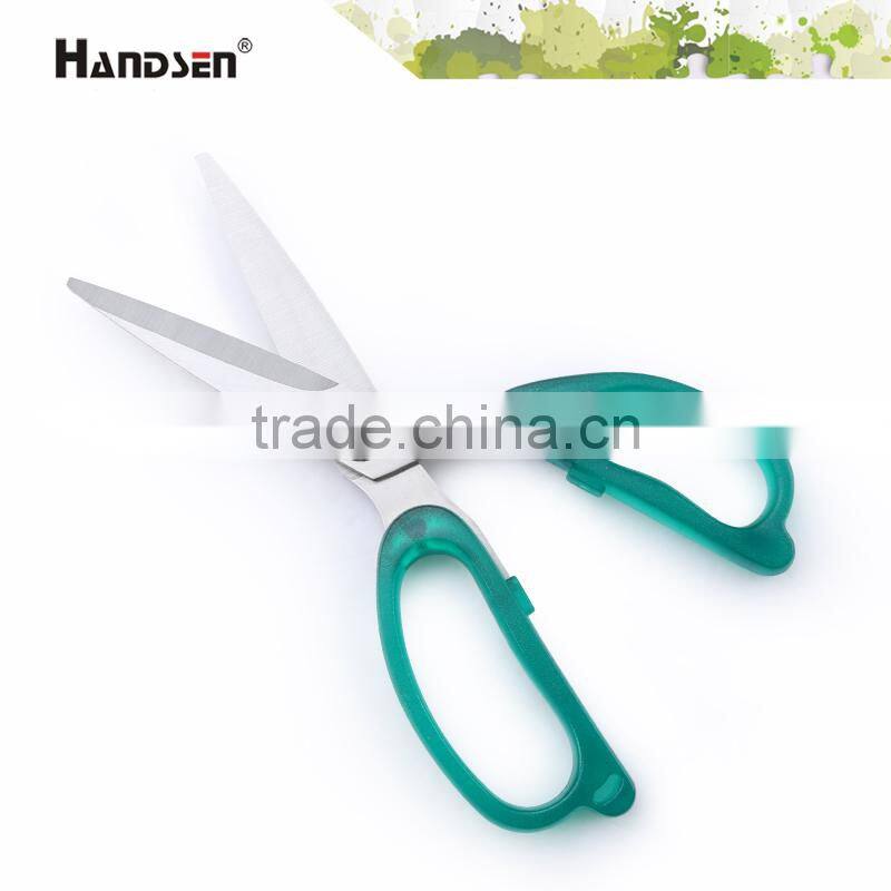6-3/4" plastic handle with a cap fabric scissors tailor scissor