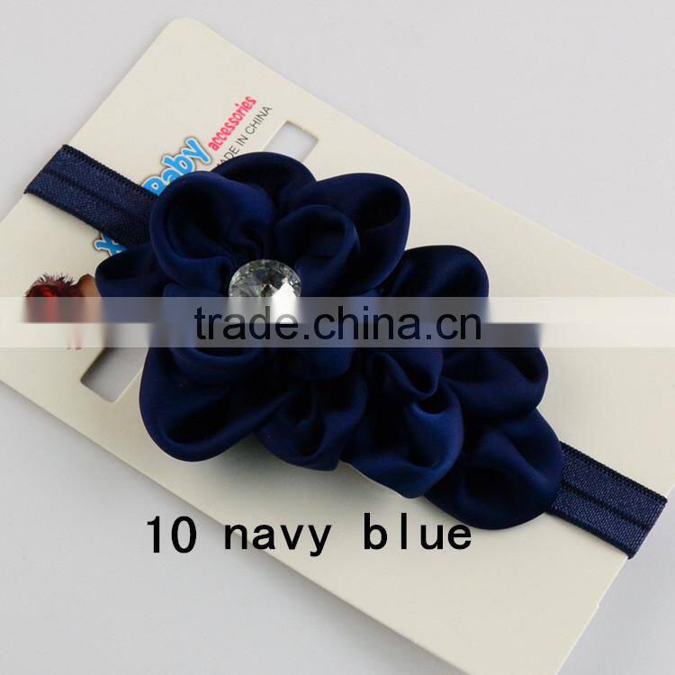 Hot Sale Kids Girl Baby Turban Headband Kids Hairband Hair Accessories Wide Lace Baby Elastic Headband Wholesale