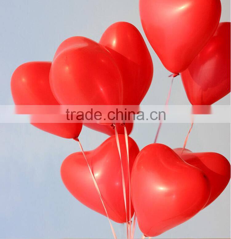 Colorful Latex Balloon Wholesale Wedding Decoration Balloon Heart Shaped Party Balloon
