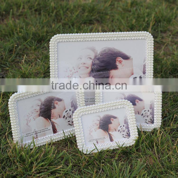 Hot Selling Wedding Photo Picture Frames Handmade Pearl Picture Frame