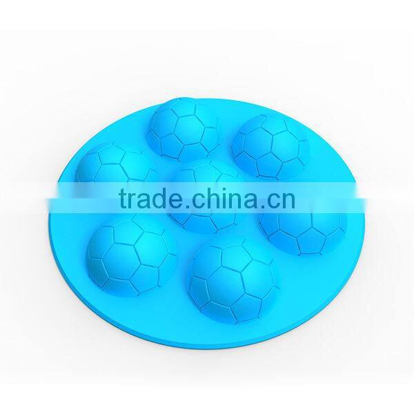 creative football shape silicone cake mold
