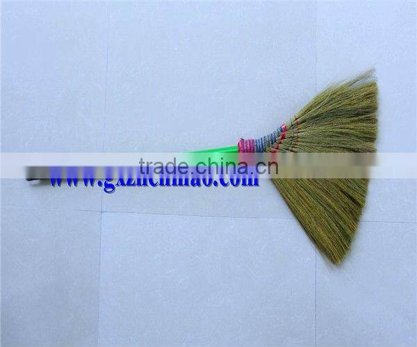 hot sell grass broom with stick