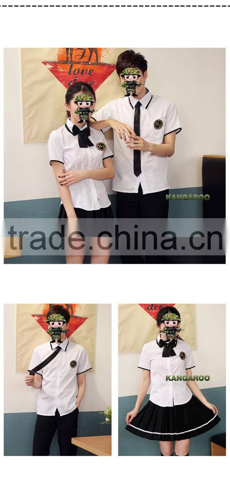 Asian Adult College Uniform Design Guangzhou Factory