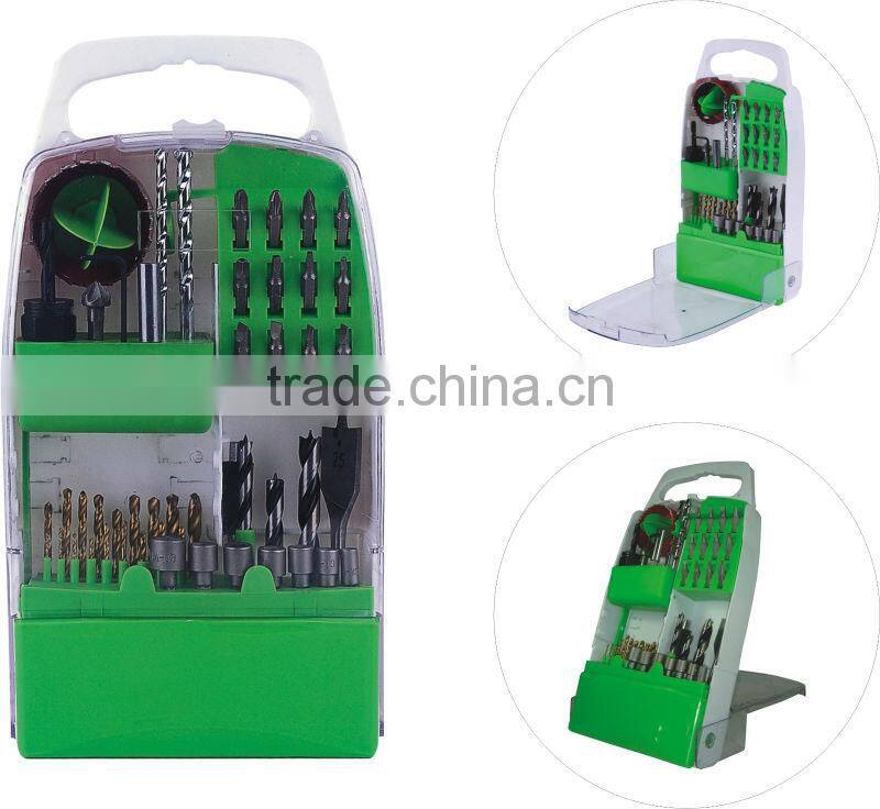 50pcs innovative combined drill bit set in plastic case