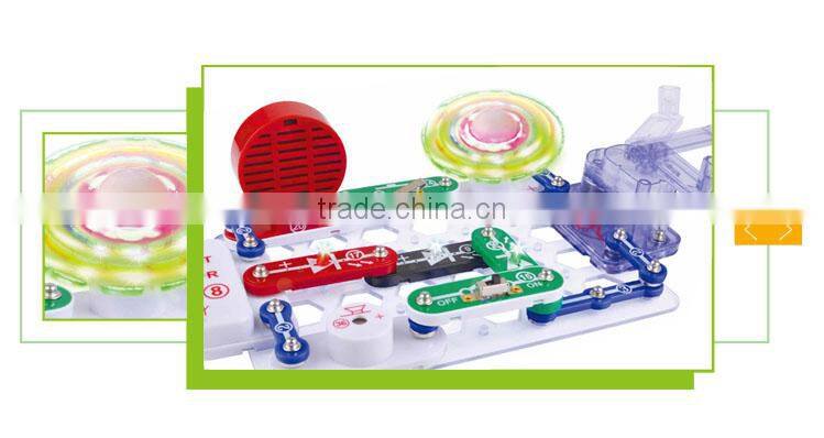 Intelligence toys plastic electronic block kit for kids