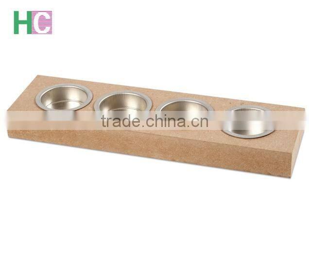 2017 new design wooden candle holders