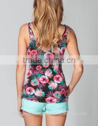 Summer cool fashion fit ladies casual tank top