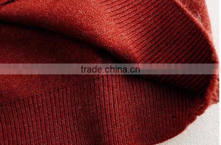 2016 new korean style spring winter autumn round neck long sleeve plain women sweater