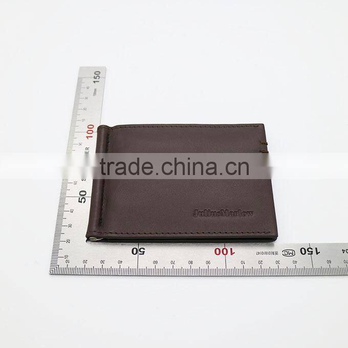 J0730a Genuine Leather Money Clip