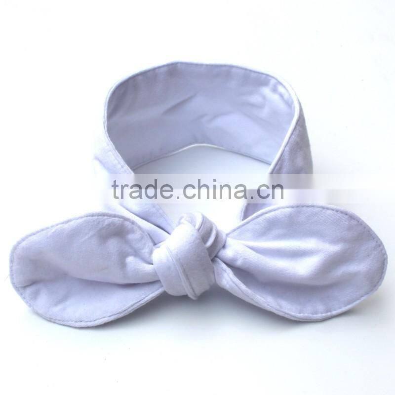 Girl Rabbit Headband Newborn Kids Cotton Elastic Hair Band Baby Top Headband