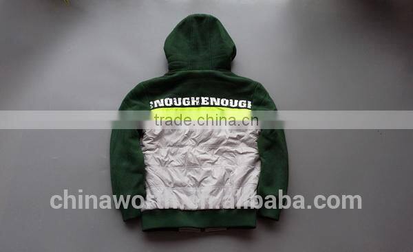 cheapest soft feeling windproof padded boys jackets