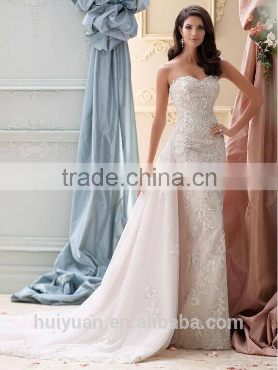the latest model lace vintage backless a-line wedding dress