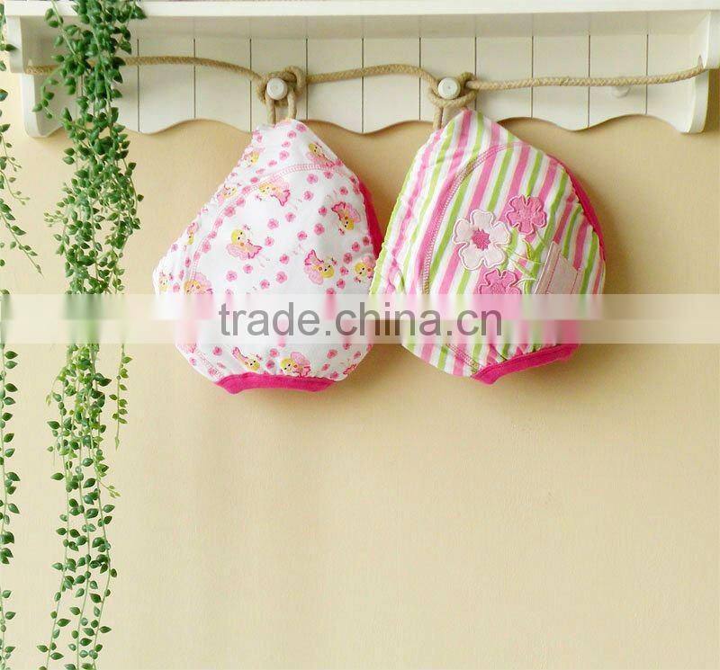 mom and bab 2012 summer baby clothes 100% cotton embroider training pants