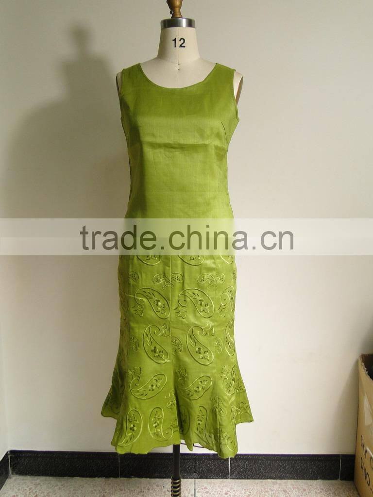 2015 women's skirt suits with heavy embroidery