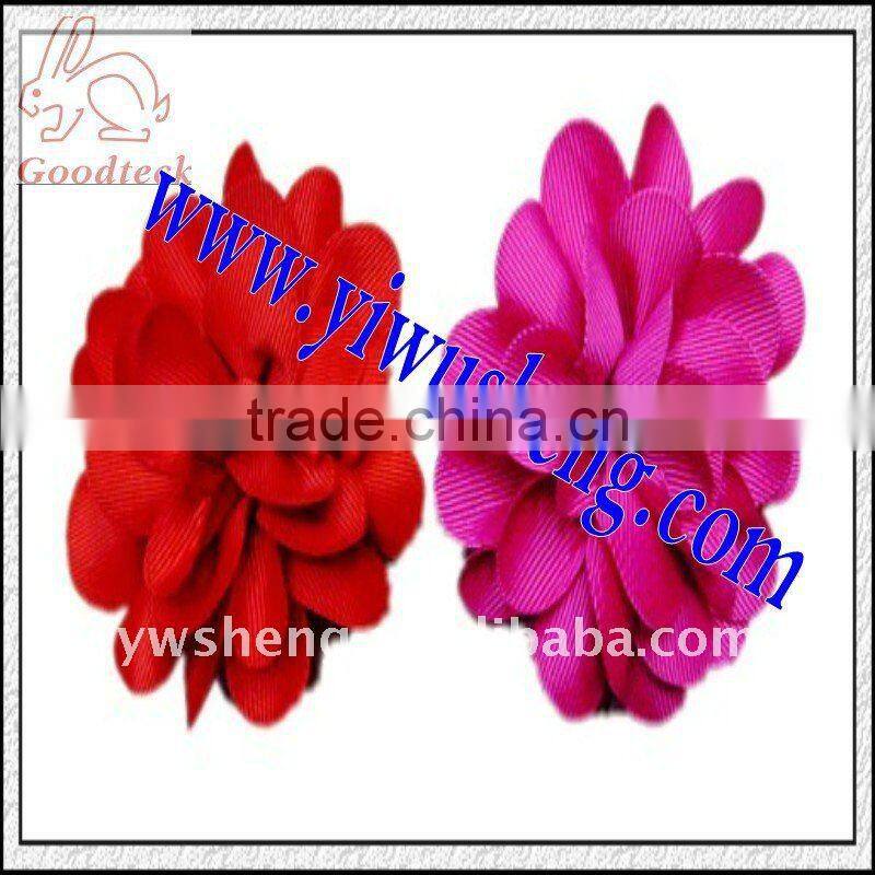 Grosgrain Ribbon flowers Artificial Flowers Grosgrain peony flowers