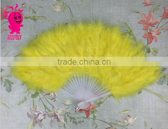 China Supplier Feather Fan Wedding Occasion and Party Decorations Event Party Item Type dancing feather fans