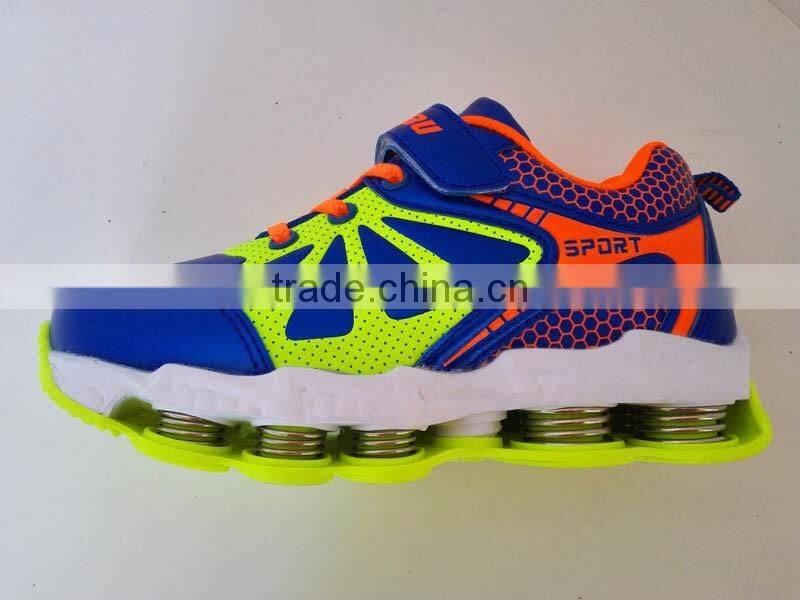 Fashionable sports sneakers kid shoes for school with china shoe factory low price