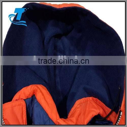 Winter outdoor men quilted bright orange hunting jacket