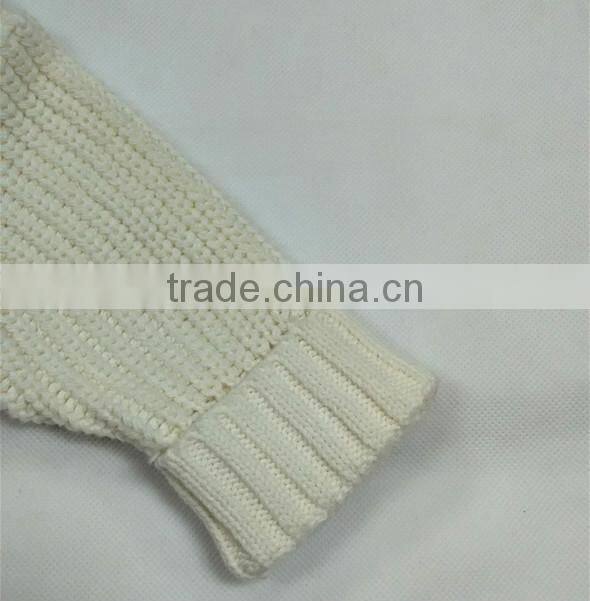 In-stock salior collar short sleeve belt knitted girls cardigan sweater