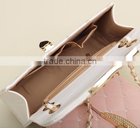 Korean Women Synthetic Leather Messenger Handbag Shoulder Bags Tote Purse SV003720#