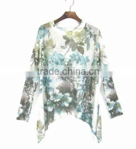 digital print design lady jumper knitwear