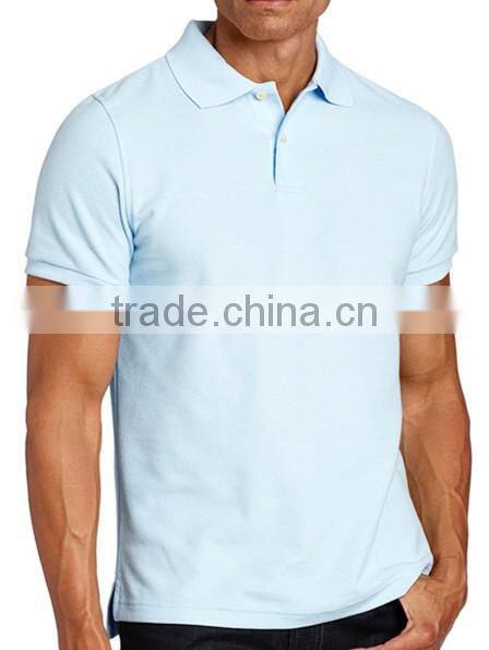 Breathable custom with no design polo shirt for men