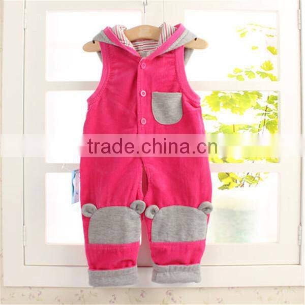 fashion sleeveless newborn baby clothing custom