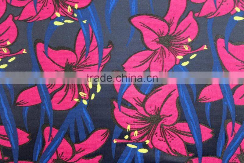 Wholesale jacquard polyester fabric for women, high quality fabric