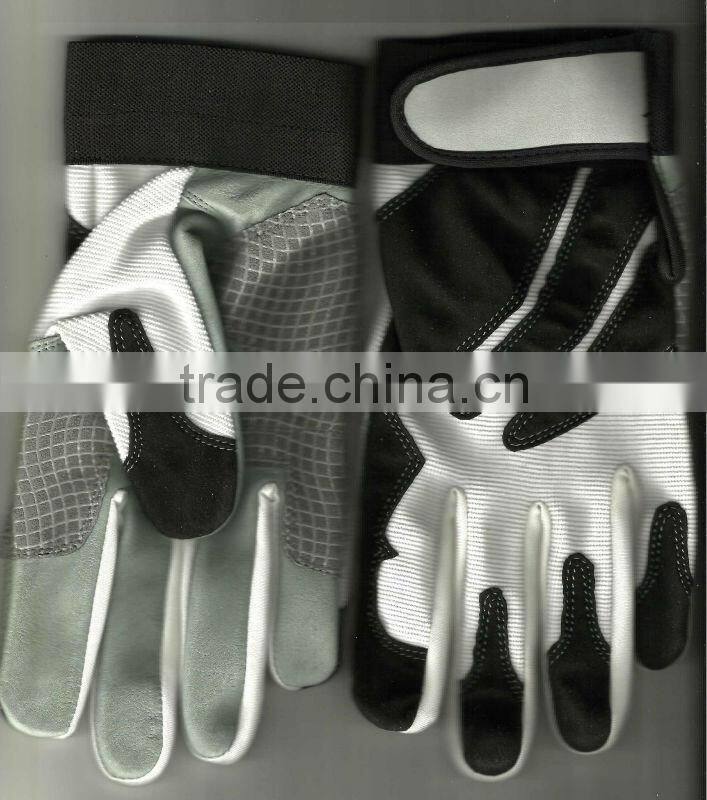 LEATHER BASEBALL BATING GLOVES