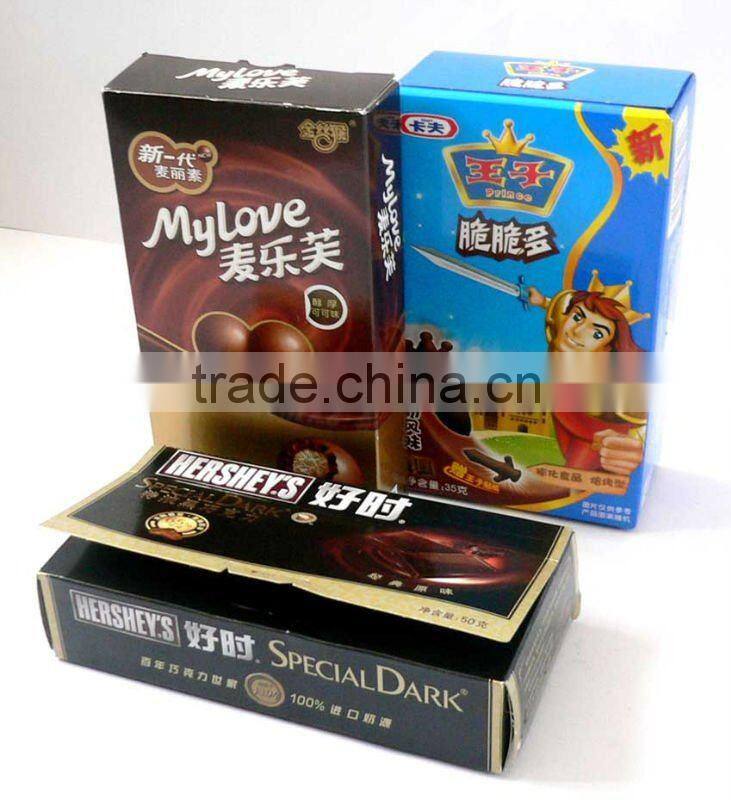 paper printing of special original chocolate box