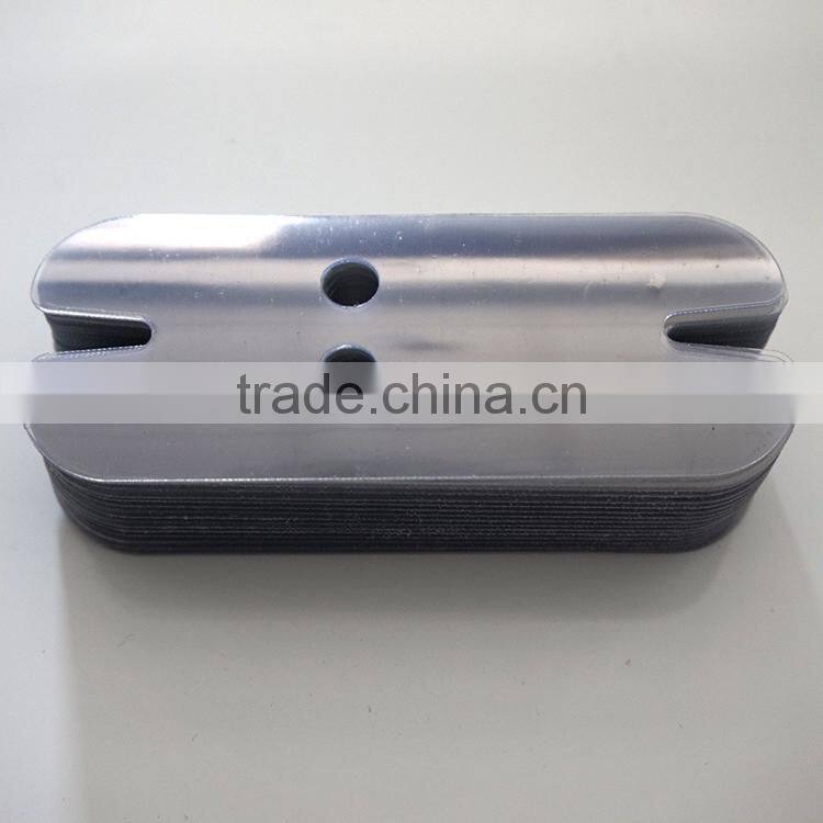 Factory Sell Plastic Transparent/White/Light Blue Customized Shirt Necklace Collar Butterfly Stay