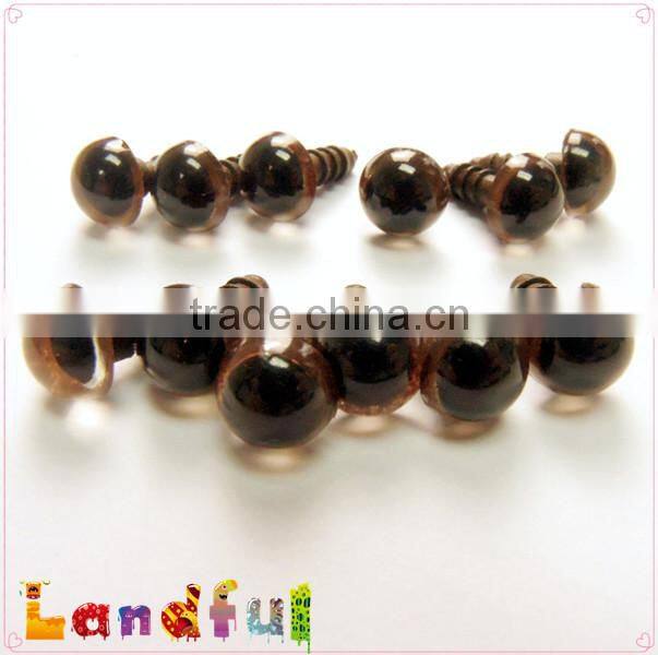 10mm Stuffed Animal Eyes Handicraft Brown Teddy Bear Eyes