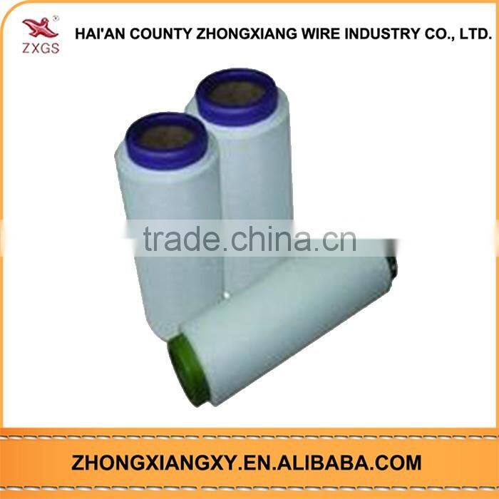 100% Textured combed gassed mercerized cotton airjet texturing yarn