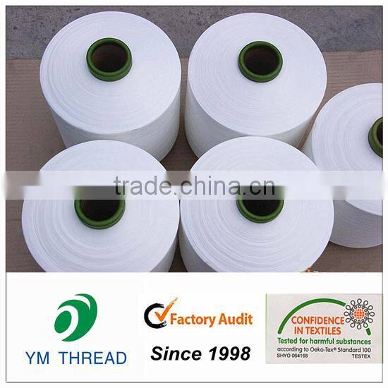 Raw 100% Polyester Pure Virgin Glove Knitting Spun Yarn 16s/1 20s/1 30s/1