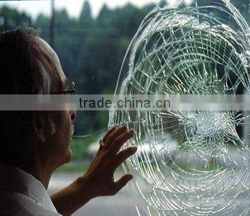 Anti glare security film for glass one way vision safety car window tint film