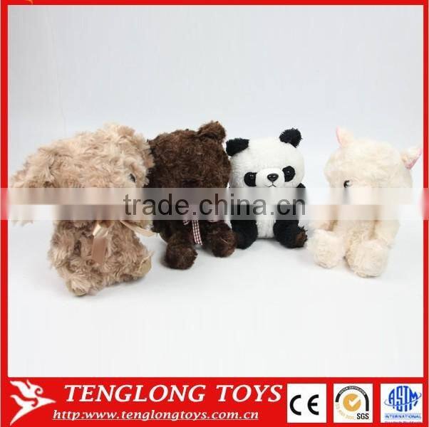 Electronic plush voice recording toy talking dog