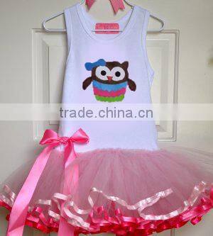 New Arrival! Wholesale Boutique cute fashion fancy pageant new born baby dress for babies competition for kids fluffy skirt