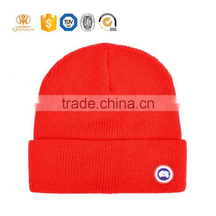 A&B thread Wholesale 100 acrylic beanie custom sports beanie knit beanie