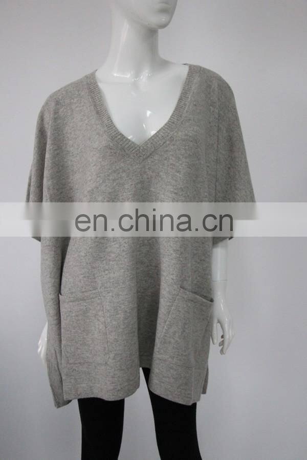 Popular Style cashmere t-shirt for women