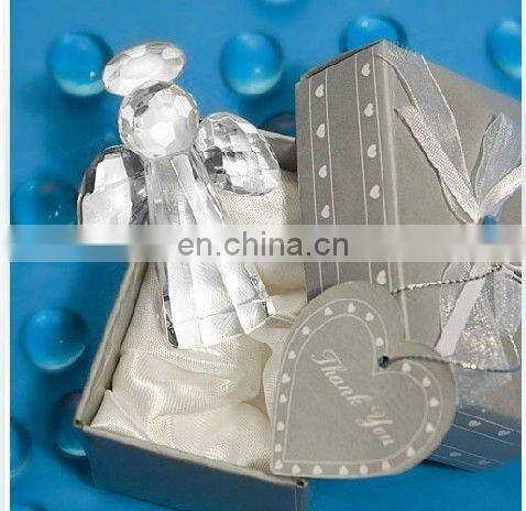 lovely Crystal Angel christmas gifts crochet mini Baby Shower Gifts